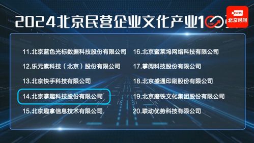 连续四年登顶双榜！掌趣科技以科技创新赋能文化产业